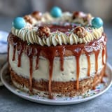 Simple Graduation Cake: Two-Tier with Balloon Toppers, showcasing moist vanilla sponge and creamy buttercream, decorated with festive balloon toppers for a celebratory dessert centerpiece.