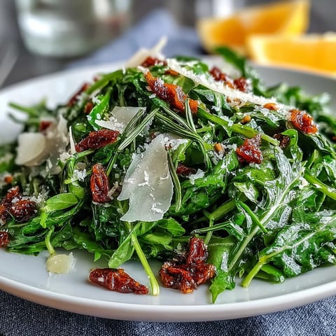 Lemon Vinaigrette Arugula Salad