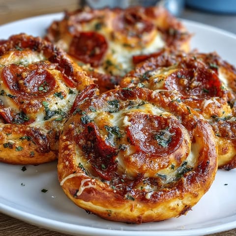 Pizza Pinwheels Pepperoni Mozzarella