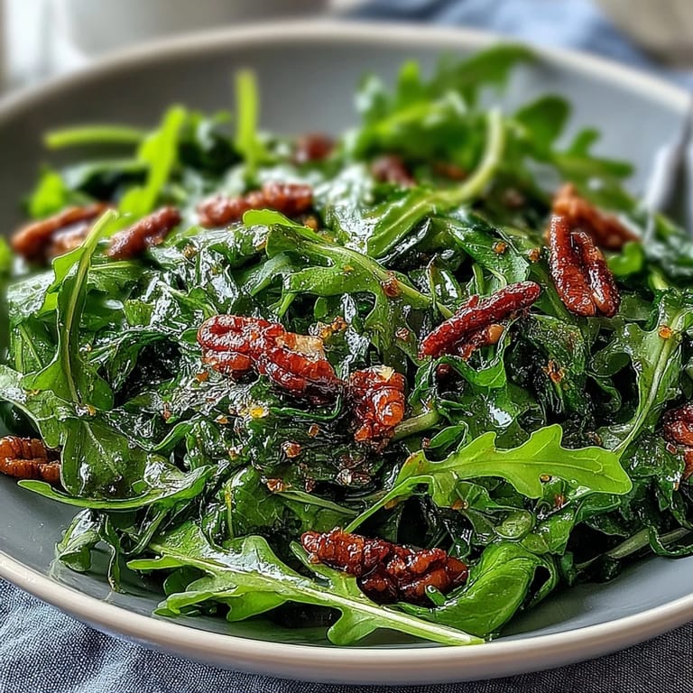Zesty lemon vinaigrette coats peppery arugula, with delicate Parmesan shavings adding a savory finish to this light Italian salad.
